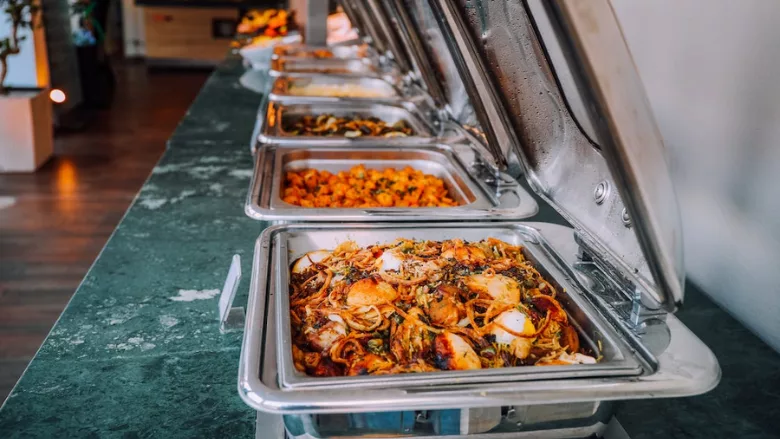 catered buffet