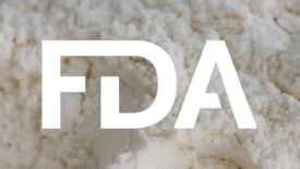 white powder with fda logo overlay