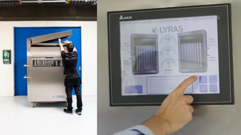 Lyras raslysation machine