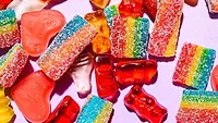 assorted candy gummies