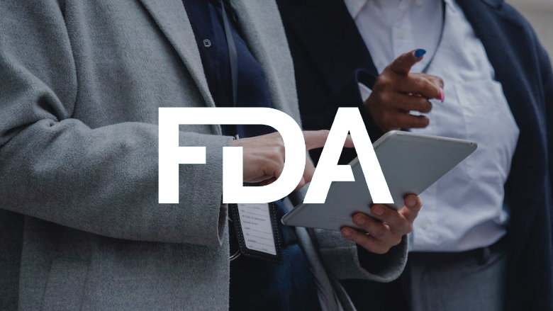 auditors with tablet FDA logo overlay