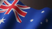 aus flag up close
