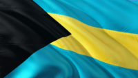 the flag of the Bahamas