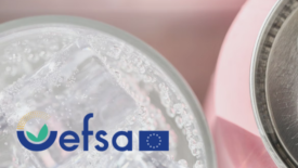carbonated drink with efsa overlay