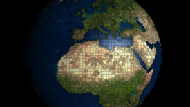 digital rendering of a globe