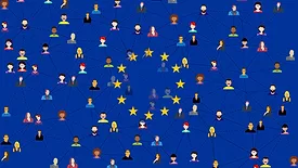 eu flag people connected graphic