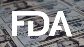 FDA overlay dollar bills