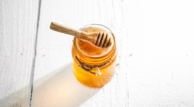 honey jar and wand