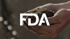soil with FDA logo overlay