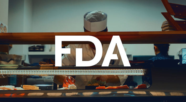 sushi chef with fda logo overlay