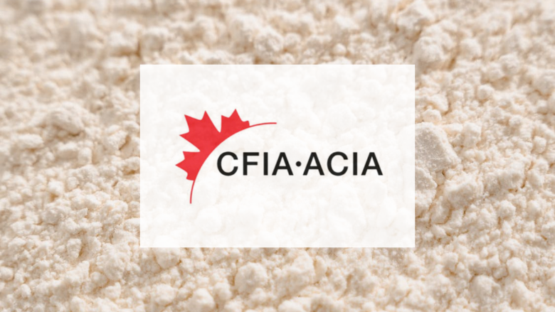 infant formula with CFIA logo overlay