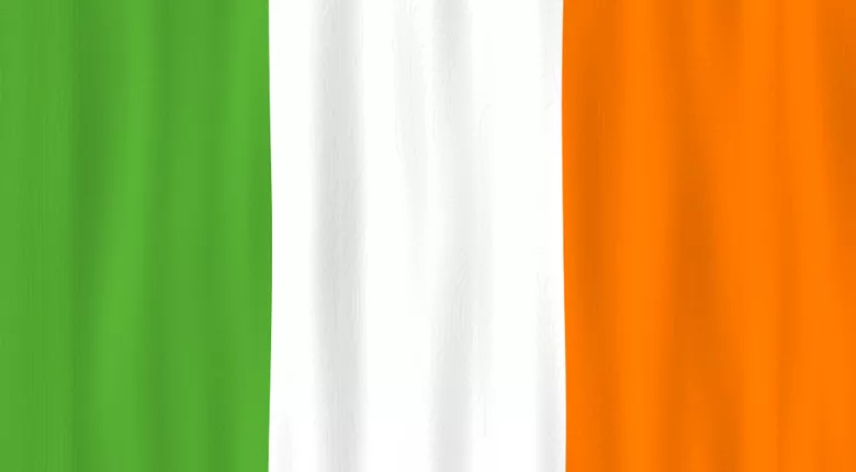Irish flag illustration