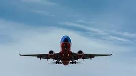 airplane taking flight