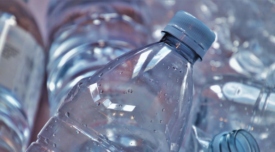 empty plastic water bottles