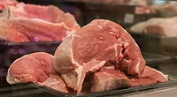 slabs of raw pork meat