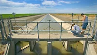 two men testing a california community water system two men testing a california community water system