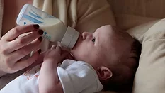 bottle fed baby