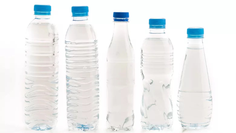 bottles of water