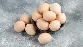 bowl of eggs