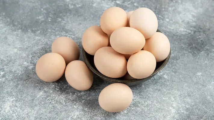 bowl of eggs