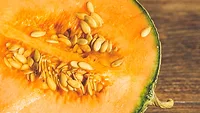 cantaloupe half