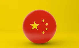 china flag orb