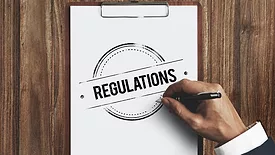 clipboard that says regulations