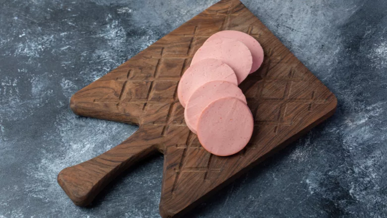 cold cuts on cutting board