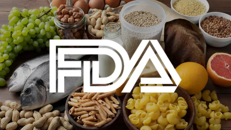 common allergens with FDA logo overlay