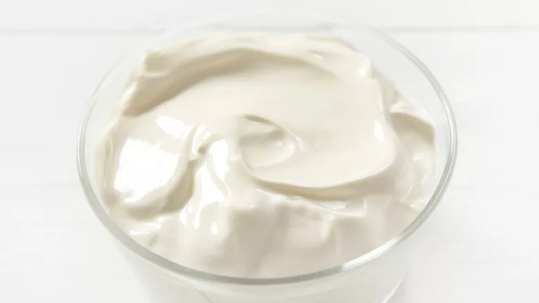 cup of greek yogurt