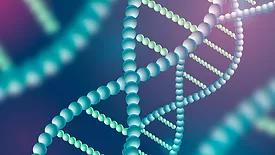 digital art DNA strands