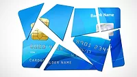 digital illustration of a cut up credit card digital illustration of a cut up credit card