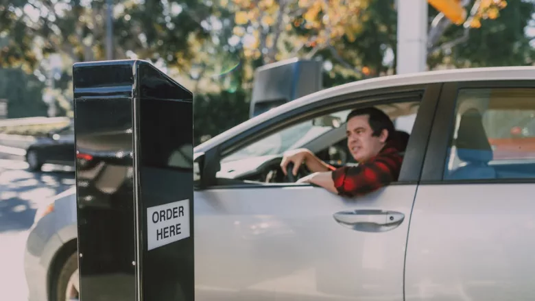 fast food drive thru