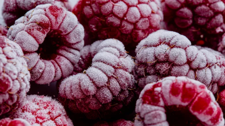 frozen raspberries