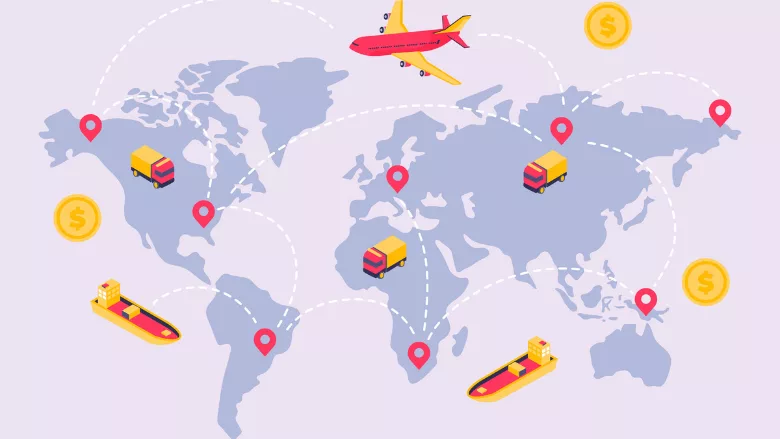 global trade drawing