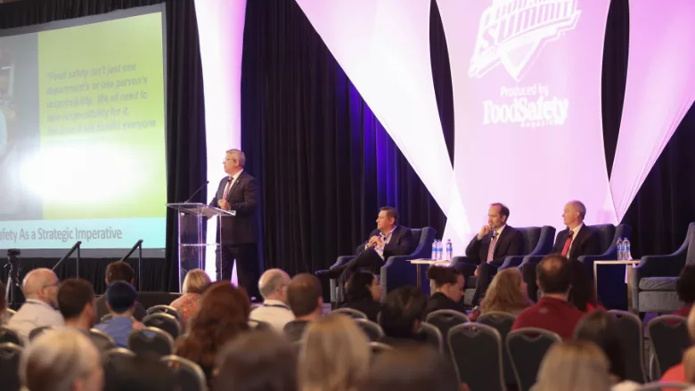 image from food safety summit keynote talk