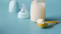 infant formula powder bottle