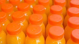 plastic orange juice bottles