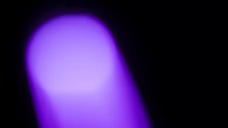 purple light like UV