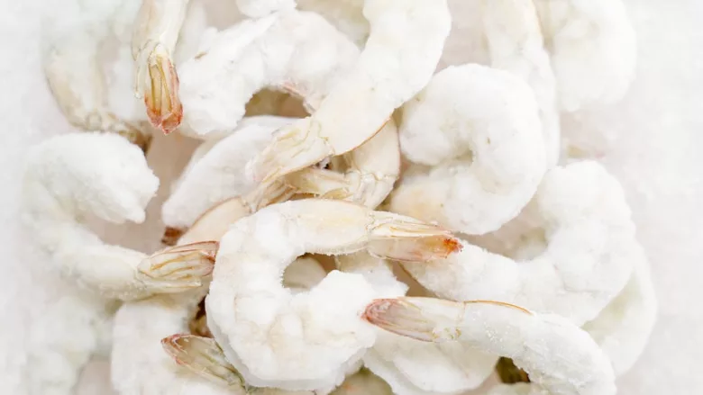 raw frozen shrimp