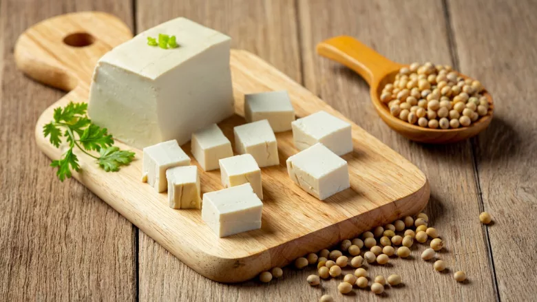 tofu and soybeans