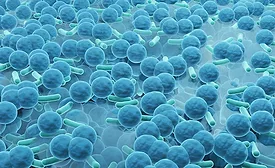 digital 3d rendering of a biofilm