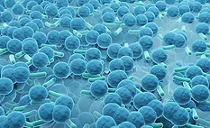 digital 3d rendering of a biofilm