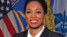 Dr. Erica Schwartz in uniform