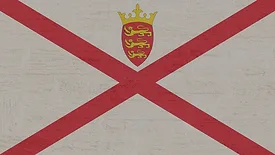 flag of the island Jersey