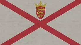 flag of the island Jersey