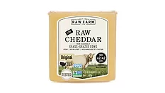 RAW FARM-brand raw cheddar cheese product