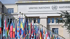 UN building in geneva
