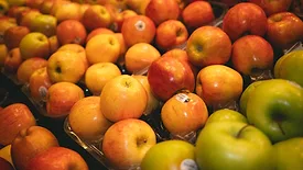 apples on display