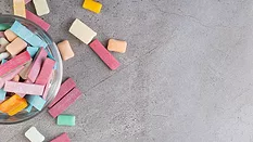 assorted chewing gum pieces